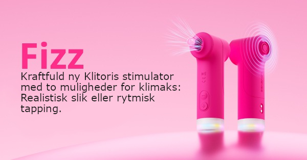 Lovense Fizz – Klitoris Stimulator med To Hoveder